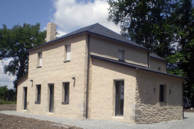 Façade extérieure - Réhabilitation et extension d'une maison