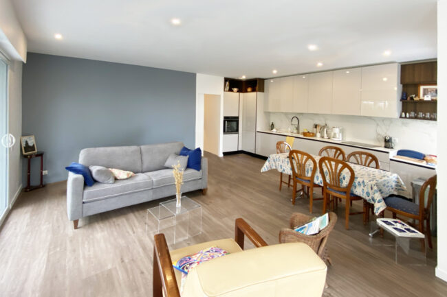 Salon rénové - Métamorphose La Baule 44